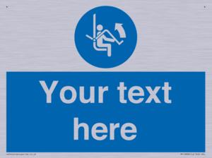 Custom Mandatory: Open safety bar of chairlift